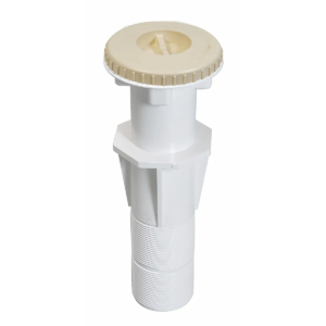 Aquareva Stofzuigeraansluiting + muurdoorvoer - Zand/Beige