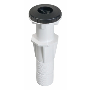 Aquareva Stofzuigeraansluiting + muurdoorvoer - Zwart