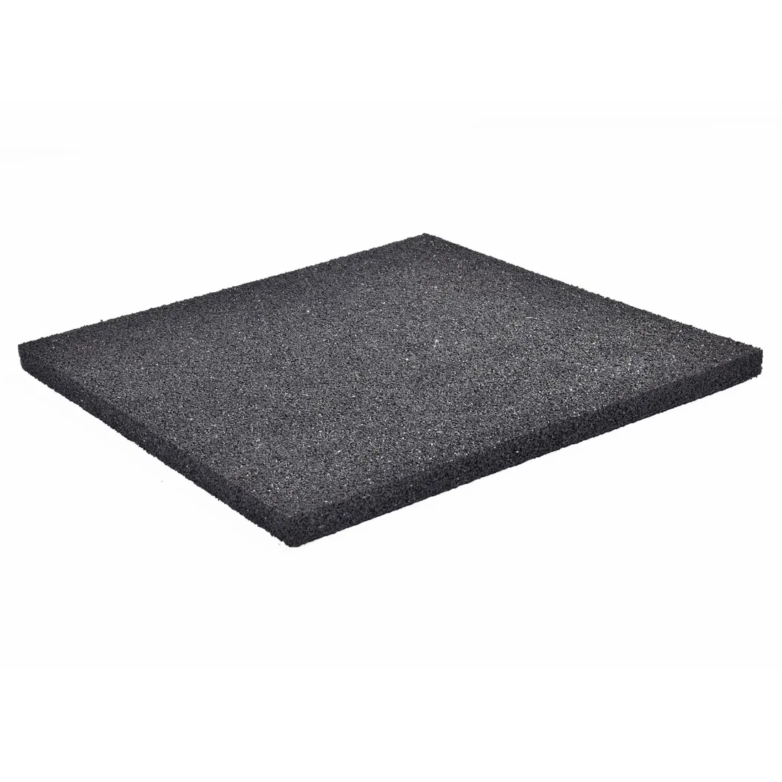 Rubberen spa ondertegels - 2 x 2 m - Zwart