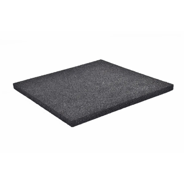 Rubberen spa ondertegels – 3 x 3 m – Zwart