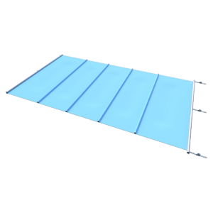 Veiligheidsafdekking tube - Blauw - per m²