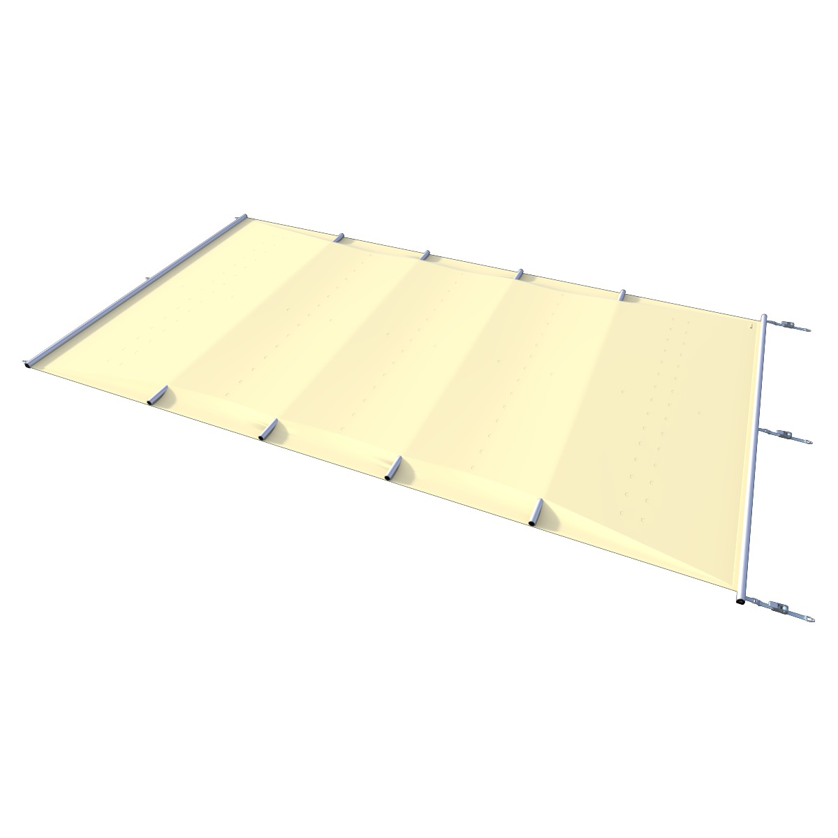 Standaard veiligheidsafdekking - Vanille - per m²