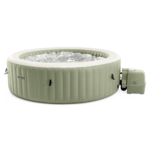 Intex Pure Spa Bubble massage Olive Green opblaasbare spa - 4 persoons