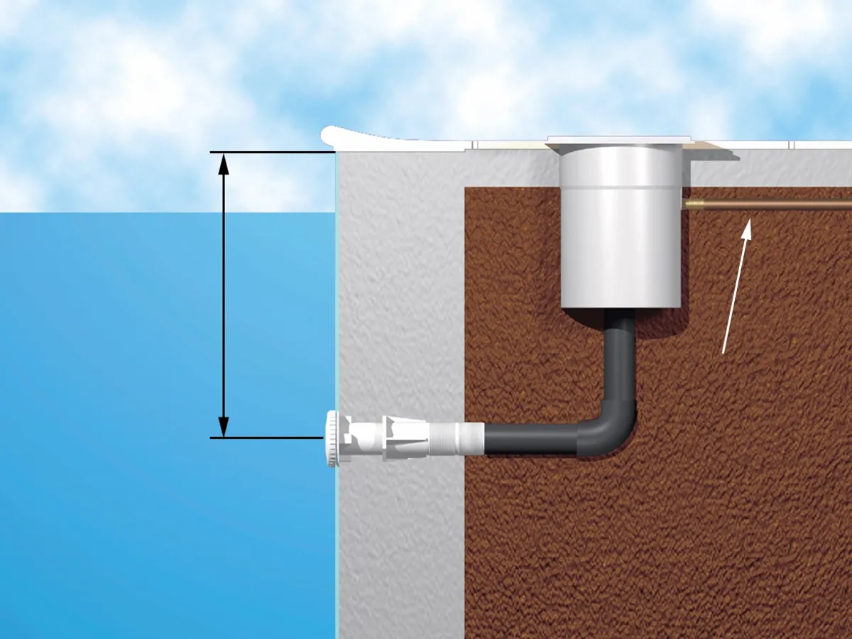 Aquareva Niveauregelaar met regelbare mechanische vlotter