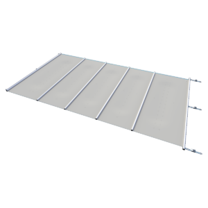 Veiligheidsafdekking "Segment" – Lichtgrijs – per m²