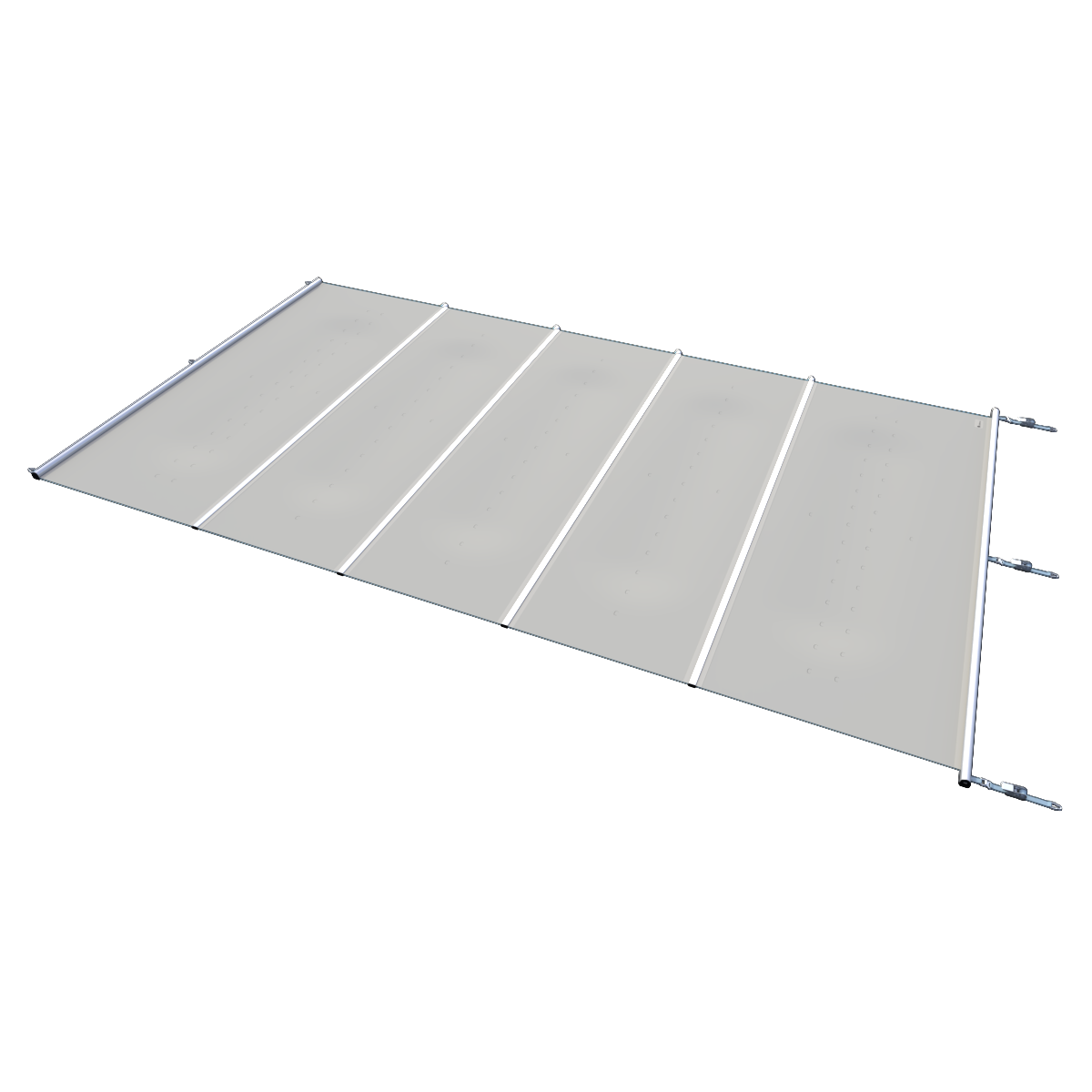 Veiligheidsafdekking Flat – Lichtgrijs – Per m²