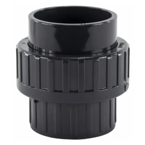 PVC 3/3 koppeling 50mm lijmverbinding x buitendraad 1,5"