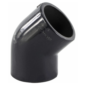 PVC knie 45 graden - 75mm