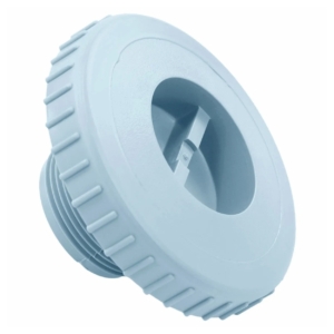 Sierdop voor stofzuigeraansluiting in lichtblauw, geschikt voor zwembadstofzuigers.