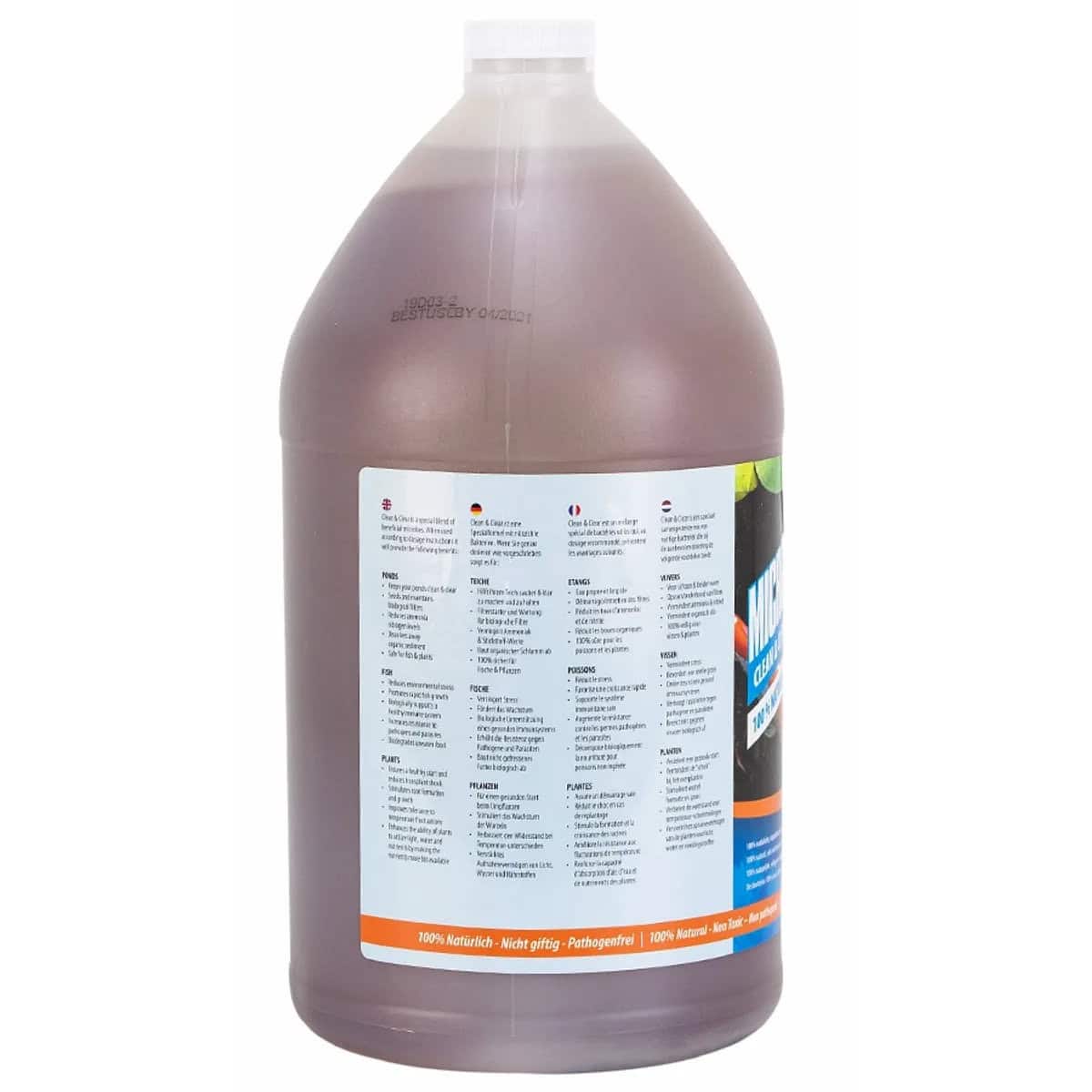 Microbe-lift Clean & Clear 4L voor helder en schoon zwembadwater.