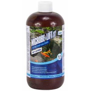 Microbe-Lift Super Start bacteriën voor filters, 0,5L, bevordert een gezonde biologische filtratie.
