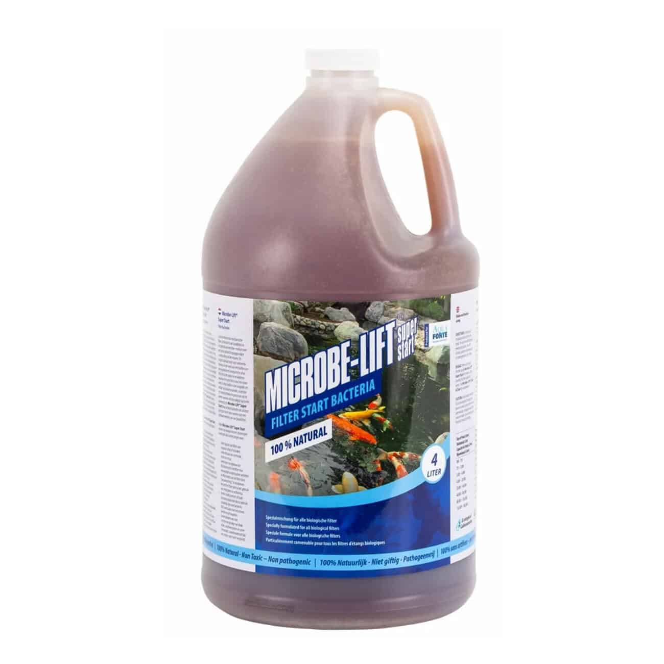 Microbe-Lift Super Start bacteriën voor zwembaden, 4 liter, bevordert een gezonde waterbalans.