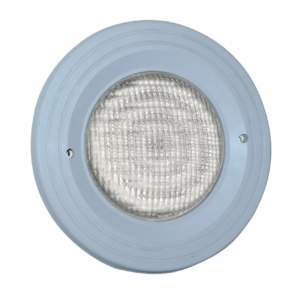 LED zwembadlamp wit met inbouwset voor inbouw in zwembad.