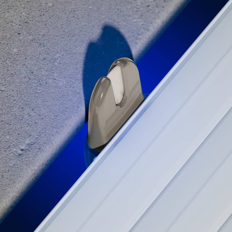 Zwembad skimmer en afdekking voor schoon water.