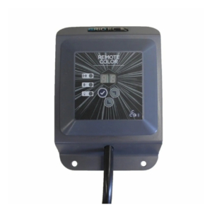 CCEI Gaia Brio RC+ schakelkast met afstandsbediening voor zwembadbesturing.