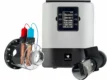 Hydrolyse apparaat voor zwembadwaterbehandeling met digitale controle.