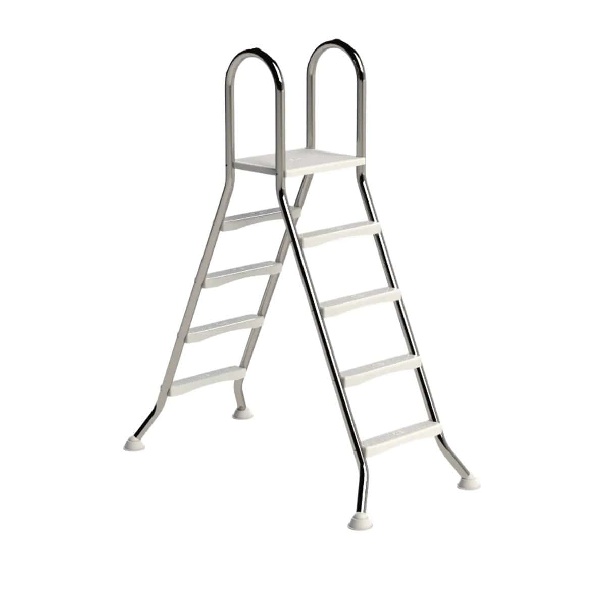 IDEAL A-frame RVS zwembadtrap 2 x 4 treden - AISI 304