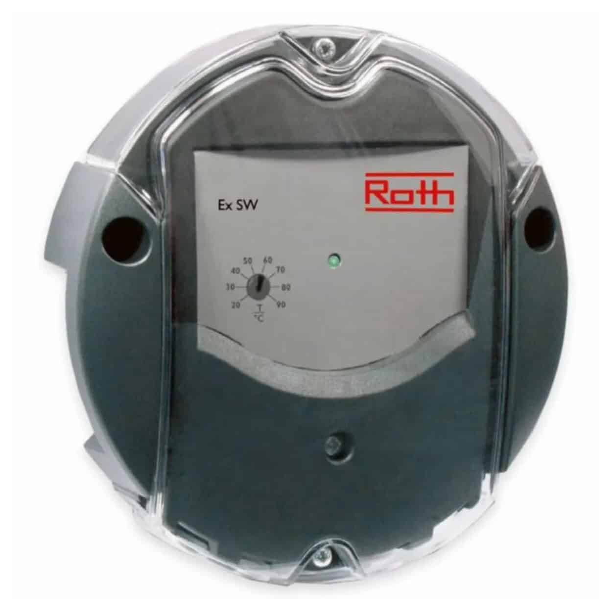 Automatische zonneboilerregeling voor Roth Heliopool zwembad.