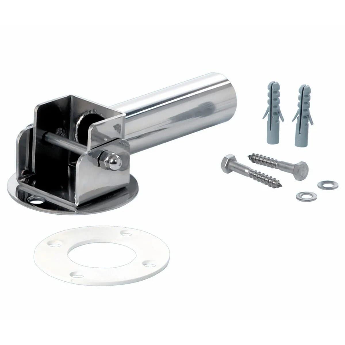 Verankeringsset voor zwembadtrappen scharnierend - 1 stuk