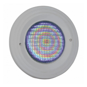 LED zwembadlamp grijs met inbouwset voor onderwaterverlichting.
