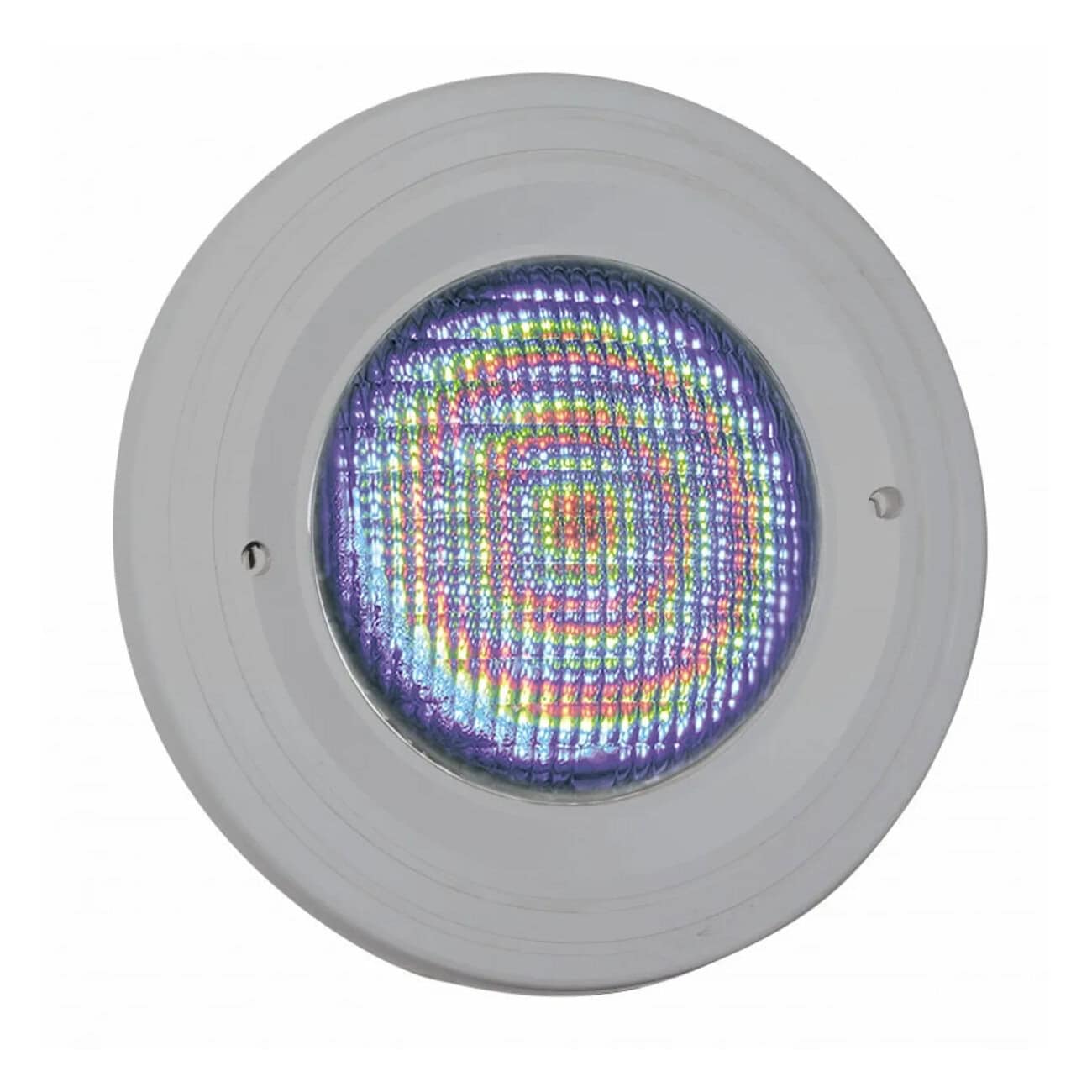 LED zwembadlamp grijs met inbouwset voor onderwaterverlichting.
