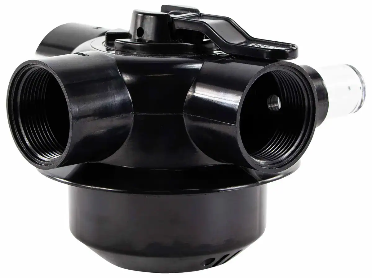 4-weg klep voor zandfilterset, 1,5 inch topmount, eenvoudig te installeren.
