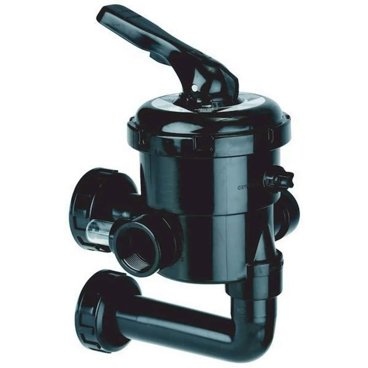 6-weg klep 1,5" Sidemount voor zwembad zandfilter.