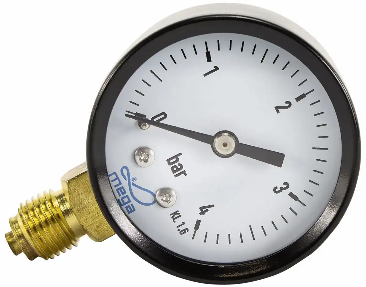 Manometer zandfilter drukmeter 0 - 2,5 bar (1/4")