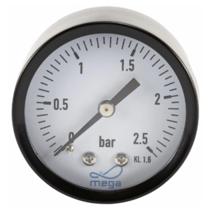 Drukmeter voor zwembadwater, meet waterdruk in bar voor optimale waterkwaliteit.