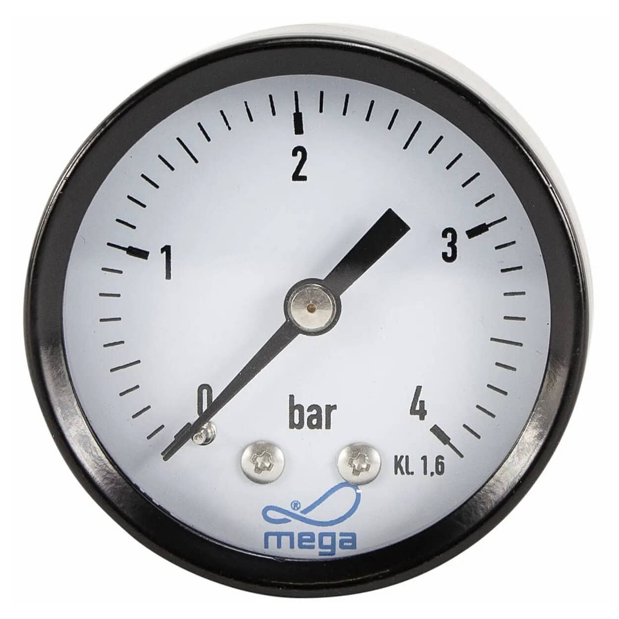 Drukmeter voor zwembadwater, nauwkeurige meting in bar.