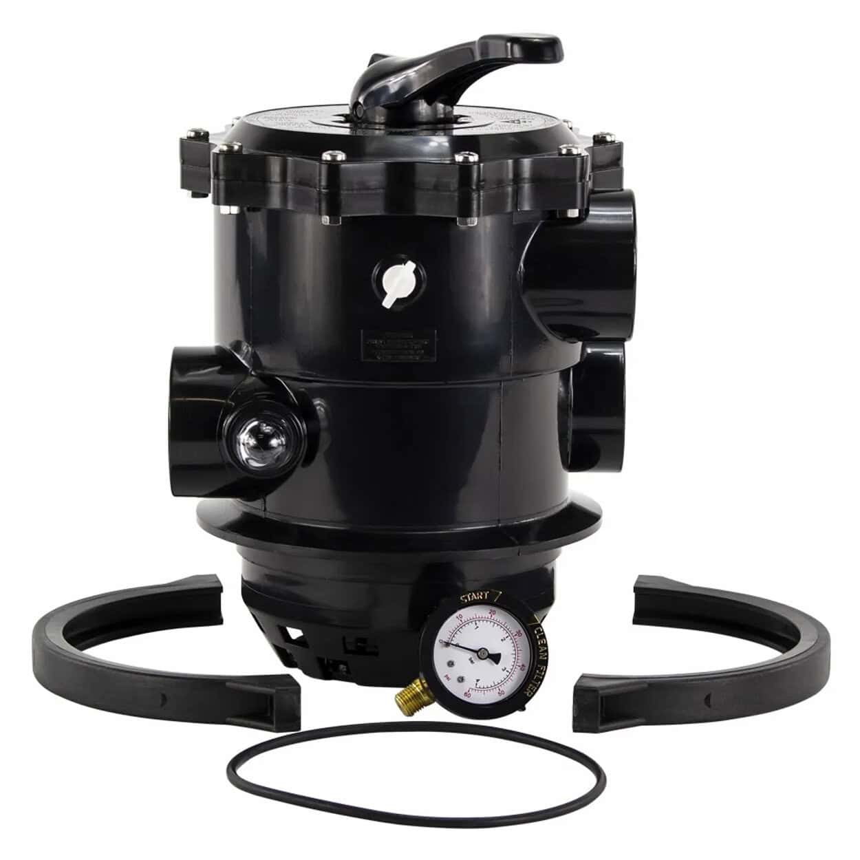 Pentair 6-weg klep 2" topmount voor Tagelus zandfilter, zwembadaccessoire.