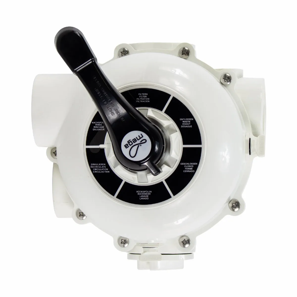 Mega 6-weg klep 2" sidemount voor S700R, S800R zandfilter