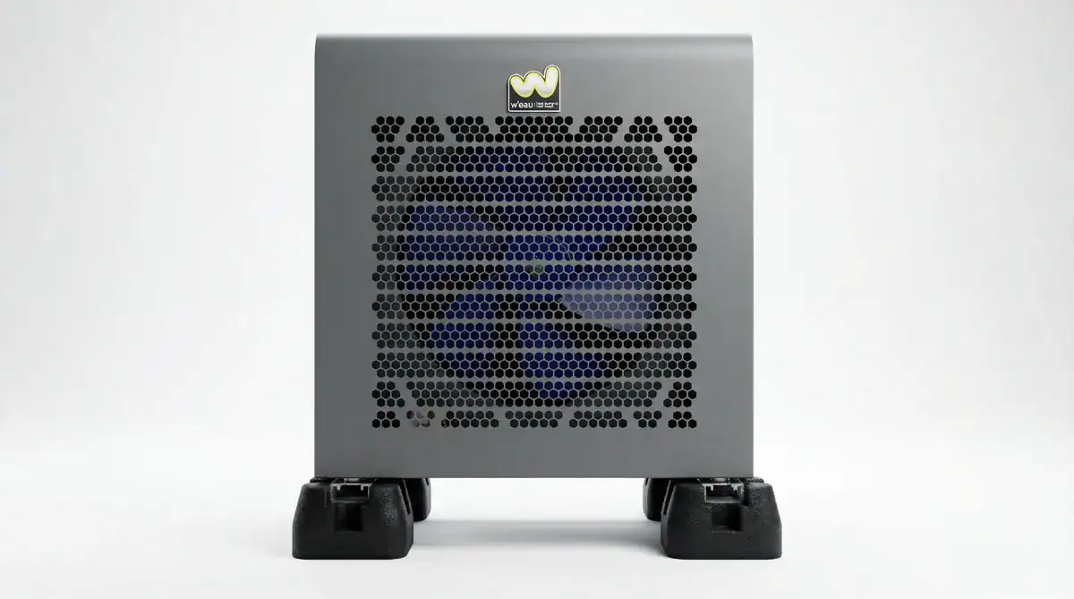 Trillingsdempers voor mini warmtepompen, 4 stuks, voor geluidsreductie.