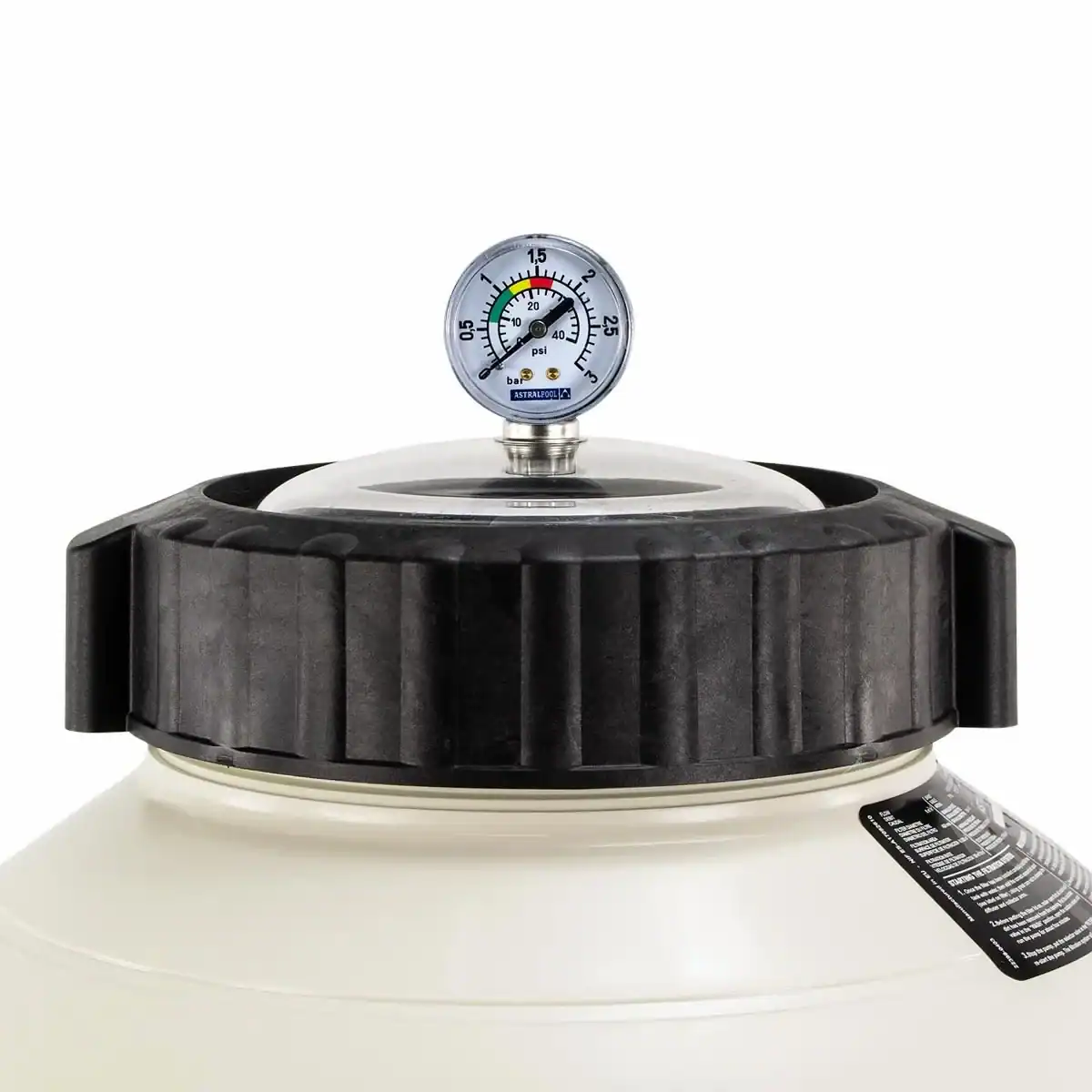 Astral 6-weg klep 1,5" sidemount voor zandfilter.