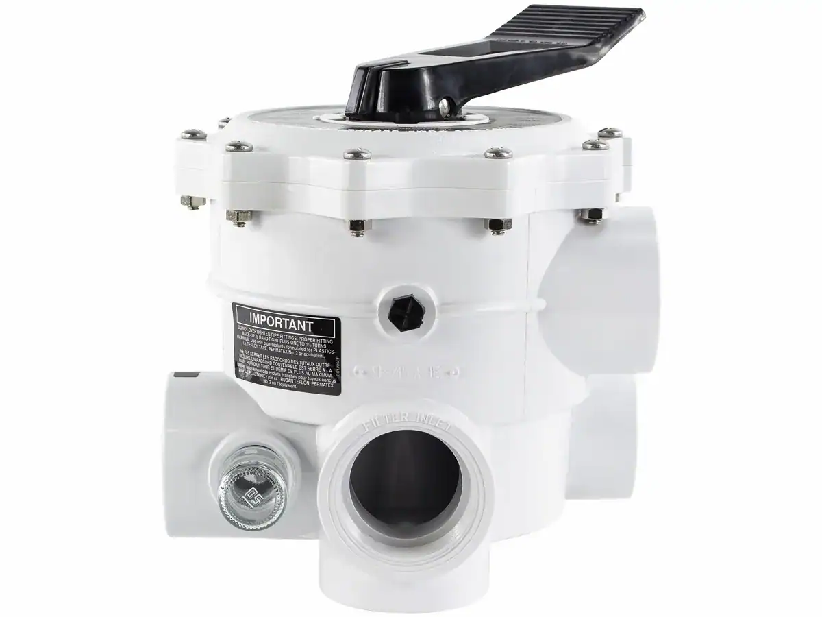 Hayward 6-weg klep voor Vari-flo SP715 zandfilter, topmount ontwerp.