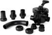 Mega 6-weg klep 1,5" sidemount voor S450, S500, S650 zandfilter