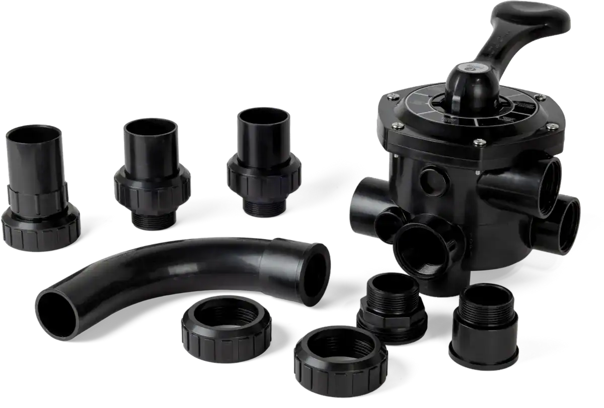 Mega 6-weg klep 1,5" sidemount voor S450, S500, S650 zandfilter
