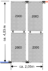 Zonneboiler set voor zwembadverwarming, inclusief 4 panelen van 2 m², ideaal voor efficiënt zonne-en.