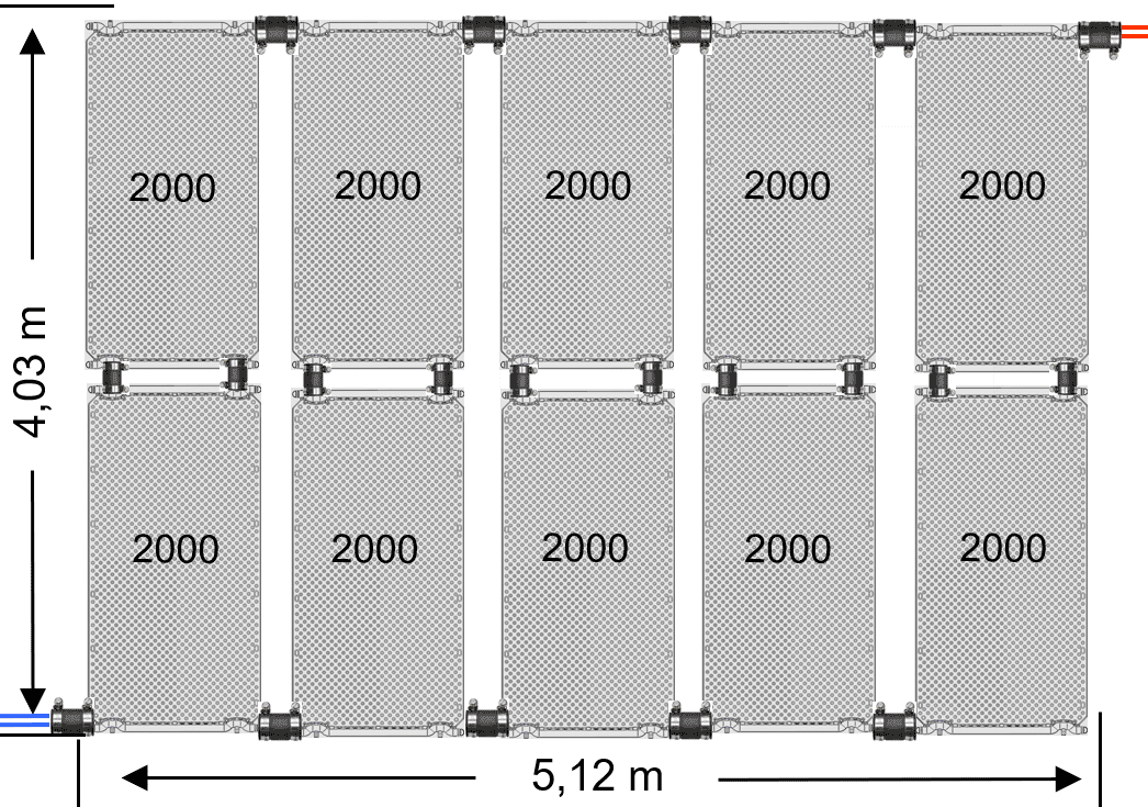Zonnepanelen voor zwembadverwarming tot 40 m², energiezuinig en milieuvriendelijk.