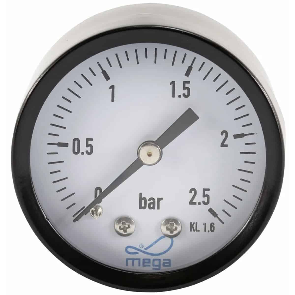Drukmeter voor zwembadwater, nauwkeurig en eenvoudig te gebruiken.