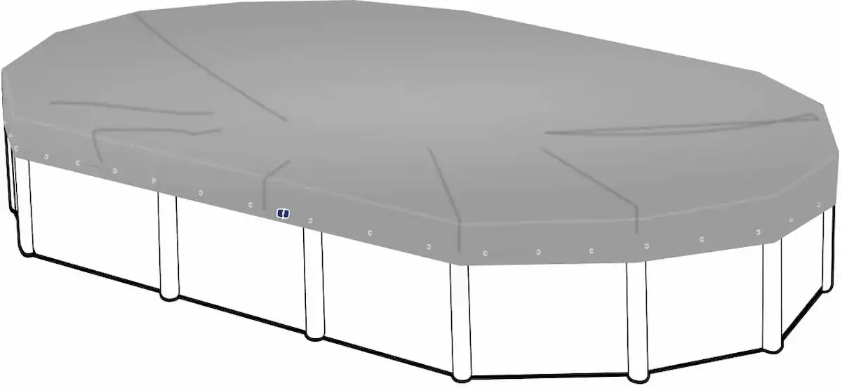 Afdekzeil voor zwembad voor optimale bescherming en warmtebehoud.