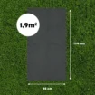 Afbeelding van een zwembadvloer met afmetingen 98 cm bij 194 cm, oppervlakte 1,9 m².