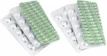 Zwemmiddel tabletten voor zwembadreiniging en onderhoud.