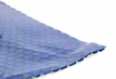 Zwart/blauwe zwembad zonnezeil voor verwarming en bescherming.