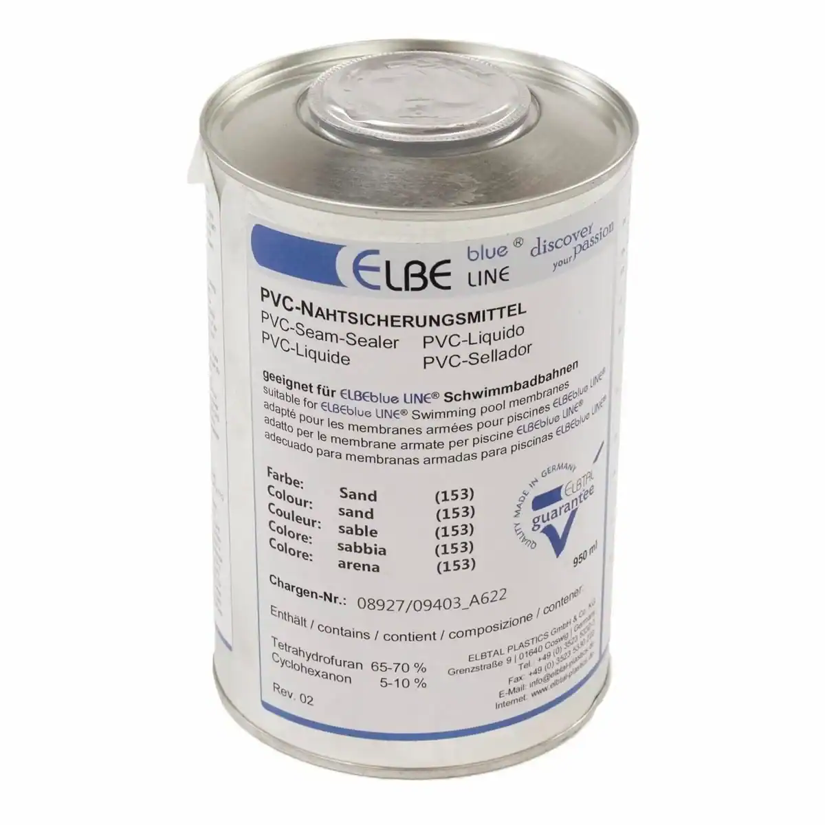 PVC-seam-sealer voor zwembadvoegen en waterdichting.