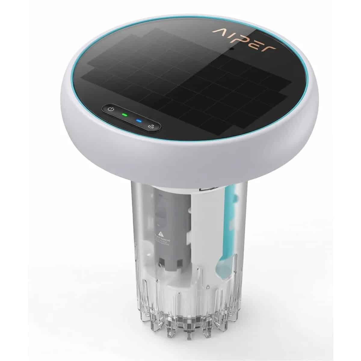 Solar zwembadverwarming met zonnepaneel voor energiebesparing.