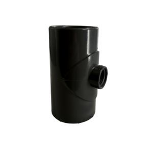 PVC T-stuk 90° Ø 50 mm met binnendraad voor zwembadinstallaties.