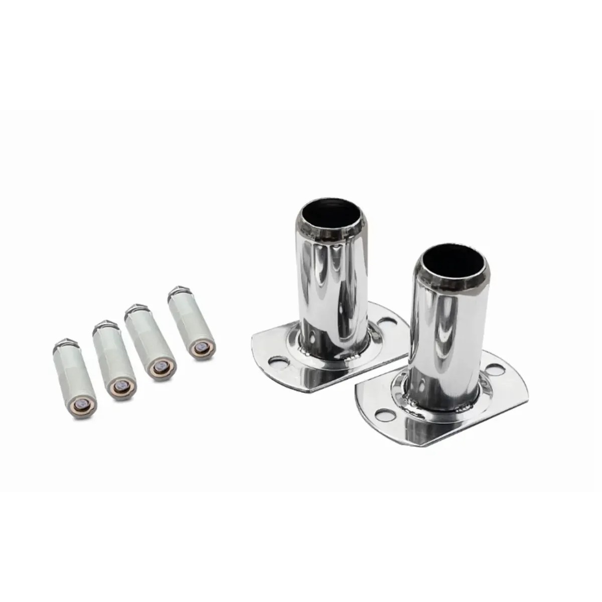 W'eau RVS Verankeringsset zwembadtrap - AISI 316