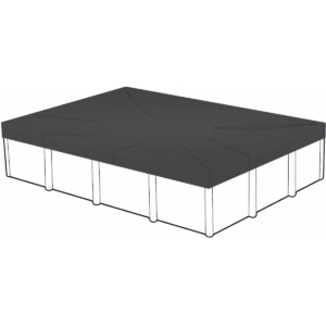 Afdekzeil rechthoekig zwembad 450 x 220 cm (zeilmaat 510 x 280)
