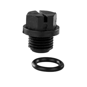 Accessoire voor zwembadfilter, inclusief O-ring, zwart kunststof.